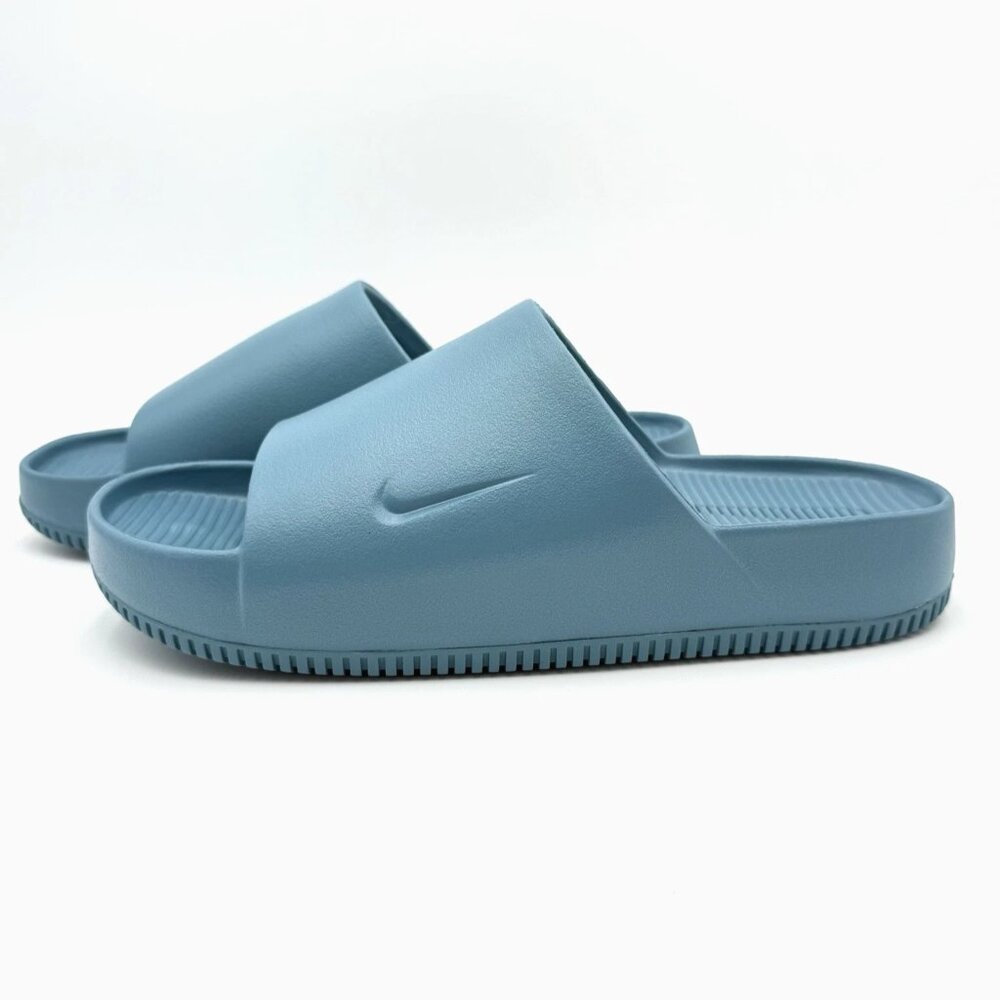 NEW Nike Men’s Calm Slide Sandals Smokey Blue FD4116-005
